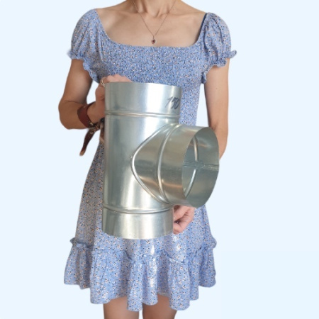 Тройник оцинкованный 150 Ц