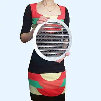 PGC 250 Shuft круглая наружная алюминиевая решетка PGC 250 Shuft круглая наружная алюминиевая решетка