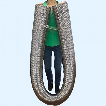 Газоход гибкий 160 3 метра из нержавеющей стали