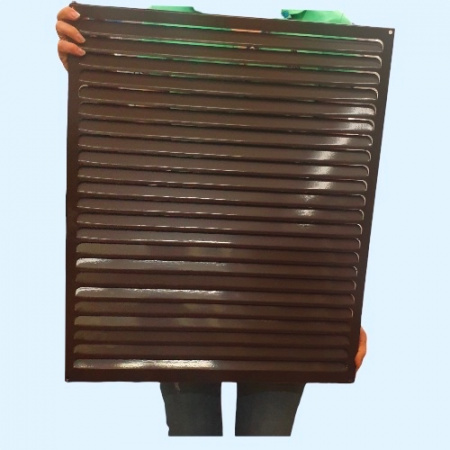 РМ 500х600 коричневая Решётка вентиляционная металлическая