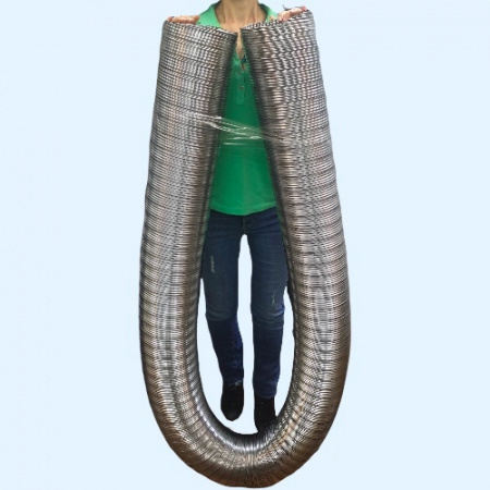 Газоход гибкий 160 3 метра из нержавеющей стали