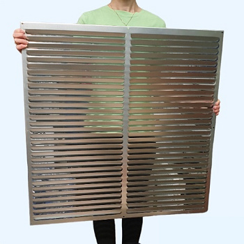 РМ 800х800 оцинкованная Решётка вентиляционная металлическая