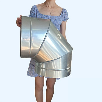 Отвод оцинкованный 90гр./250 Ц