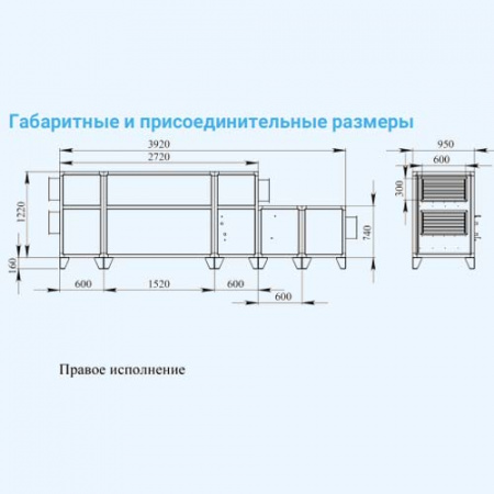 3700 Aqua RP F PB Breezart Приточно-вытяжная установка с рекуператором и фреоновым охладителем