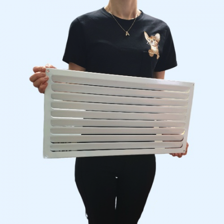 РМ 500х250 белая Решётка вентиляционная металлическая