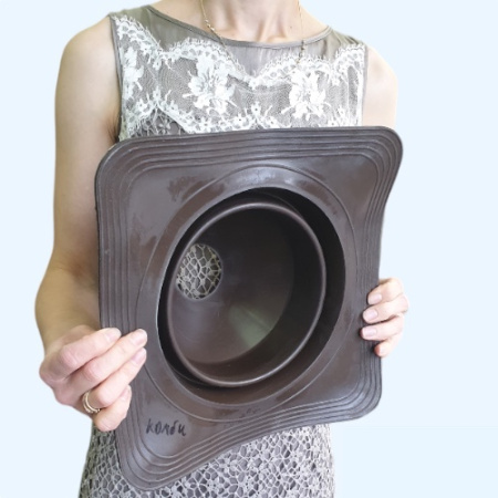 Манжета кровельная комби №4 коричневая EPDM (75-160 мм)