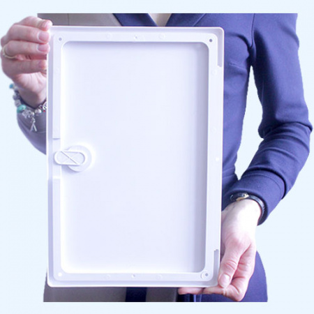 ЛТ2030П Люк ревизионный ЛТП накладной 200х300 пластик EVECS