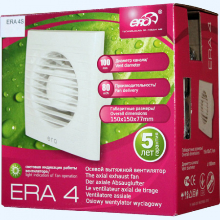 ERA 4 Вентилятор накладной ERA D100