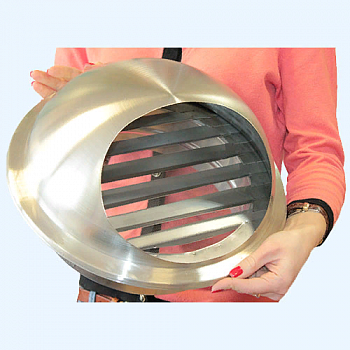 TC 250 INOX Airone Наружная решетка колпак из нержавеющей стали TC 250 INOX Airone Наружная решетка колпак из нержавеющей стали