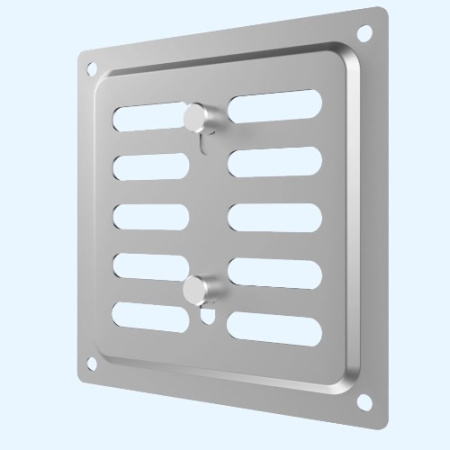 1515MER ERA Решетка вентиляционная MER регулируемая 150x150 оцинк.сталь