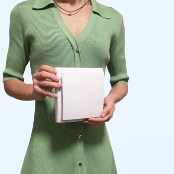 ММ ОК UE 100 квадратный 100 м³/ч укороченный (4116) MMotors JSC Накладной бытовой вентилятор с ОК