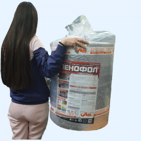 ПЕНОФОЛ тип C, толщ.5, шир.600 дл.30 (рулон 18м2) Самоклеящаяся теплоизоляция