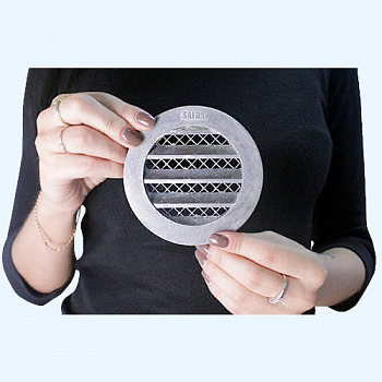 Salda ALU 80 круглая наружная алюминиевая решетка Salda ALU 80 круглая наружная алюминиевая решетка