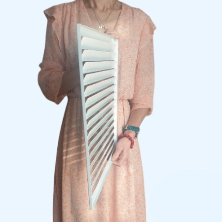 РМ 400х400 белая Решётка вентиляционная металлическая