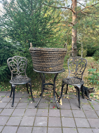 Кашпо из искусственного ротанга Аксель 90 литров