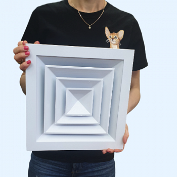 4 CA 300*300 Shuft Потолочная алюминиевая решетка