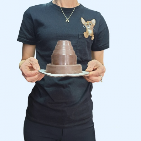 Манжета кровельная прямая №2 коричневая EPDM (45-75 мм)