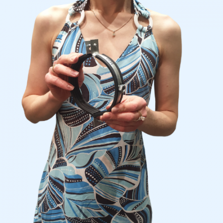 Хомут 100 для воздуховода с резиновым профилем