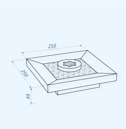BFP/T-2525 Cup Firelight Биокамин настольный