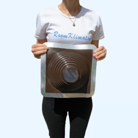 Манжета термостойкая кровельная прямая №4 коричневая EPDM (75-160 мм)