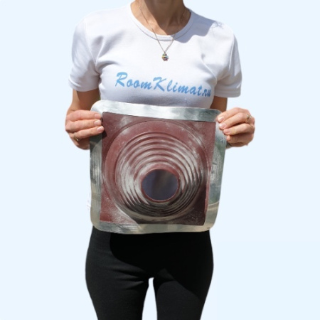 Манжета термостойкая кровельная прямая №4 красная EPDM (75-160 мм)