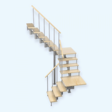 Комфорт 180 3/3/6 (h 2520-2660) Лесенка Модульная лестница