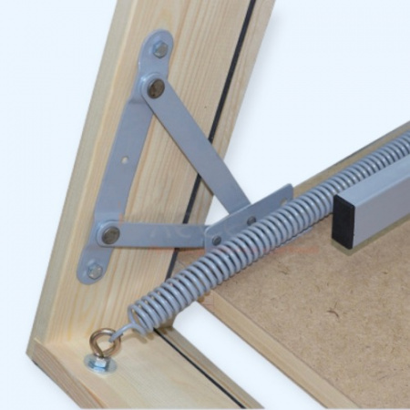 ЧЛ-06 700х800 Лесенка Комбинированная чердачная лестница встраиваемая в потолок