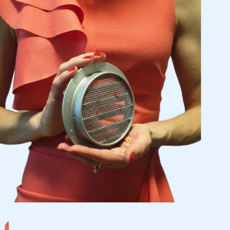 IGC 100 Airone Наружная круглая алюминиевая решетка