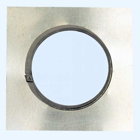 Фланец (площадка) оцинкованный 100 Ц