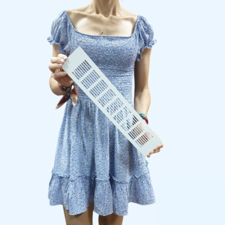 80х400 белая Благовест Вентиляционная решетка