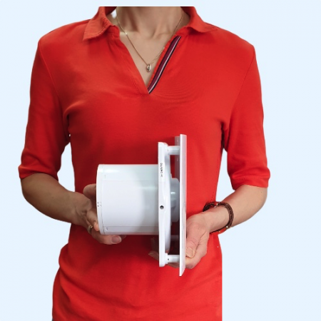 4C Quadro ЭРА (Era) Вентилятор накладной D100 обр.клапан