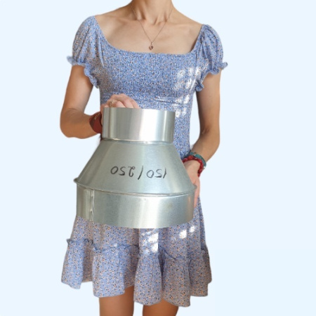 Редуктор (переход) оцинкованный 250/150 Ц