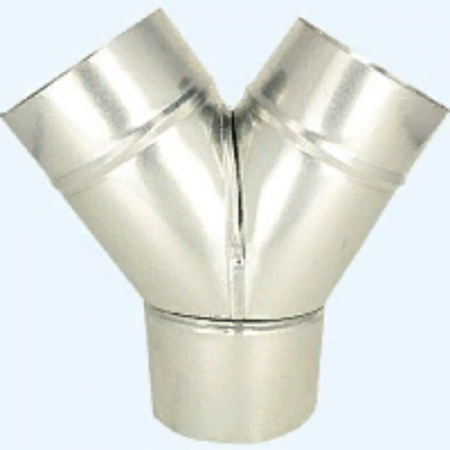 Тройник-штаны оцинкованный Y 100 Ц