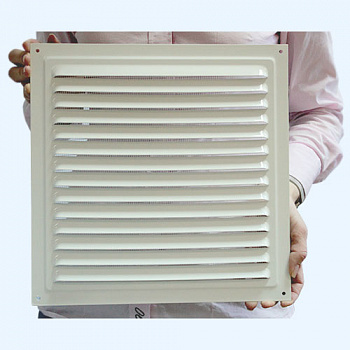 3030МЭ ERA Решетка вентиляционная МЭ сетка 300х300 окраш.сталь