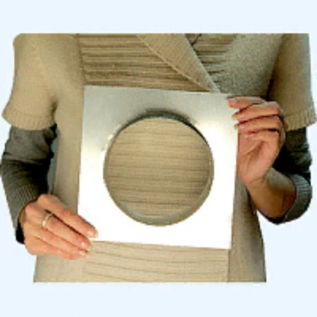 Фланец (площадка) оцинкованный 125 Ц