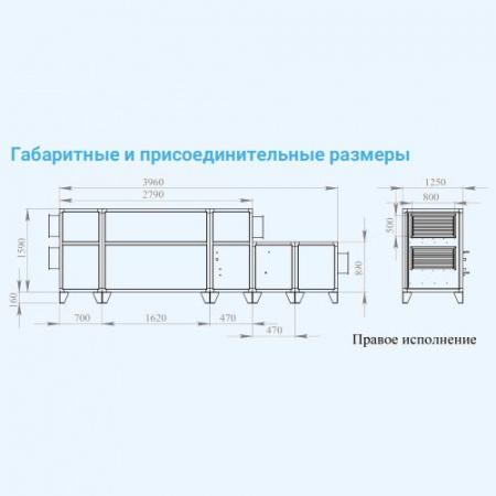6000 Aqua RP F PB Breezart Приточно-вытяжная установка с рекуператором и фреоновым охладителем