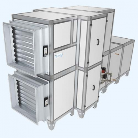 8000 Aqua RR F EB Breezart Приточно-вытяжная установка с рекуператором и фреоновым охладителем