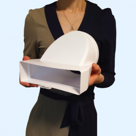 620СП15КП ERA Переходник СПКП D150 эксцентриковый 60х204 пластик