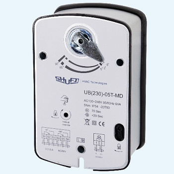 UB(230)-05T-MD Shuft Электропривод с возвратной пружиной для противопожарных клапанов