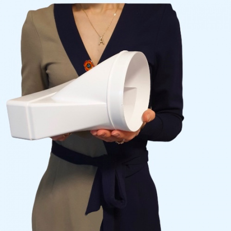 620СП12,5КП ERA Переходник СПКП D125 эксцентриковый 60х204 пластик