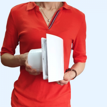 4C Quadro ЭРА (Era) Вентилятор накладной D100 обр.клапан