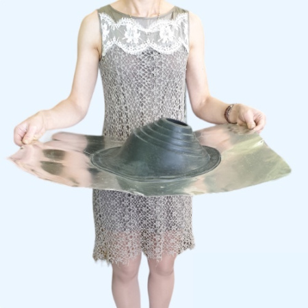 Манжета кровельная угловая из термостойкой резины черная № 1 (75-200 мм) EPDMп