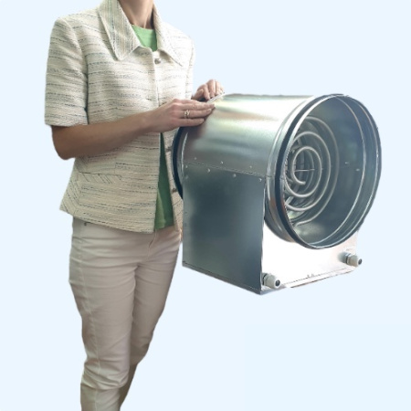 ZEA 315-12/3 ZILON электрический круглый канальный нагреватель