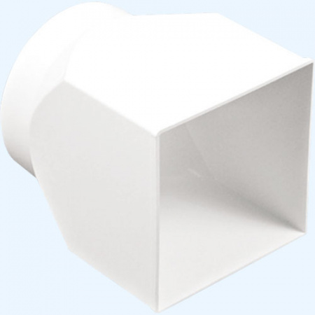 1212СП12,5КП ERA Переходник СПКП D125 126х126 пластик