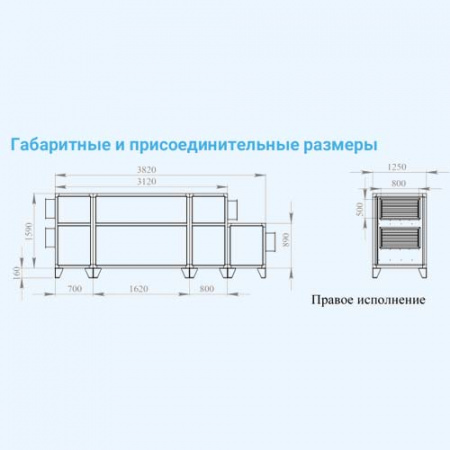 6000 Lux RP PB 30-380 Breezart Приточно-вытяжная установка с пластинчатым рекуператором