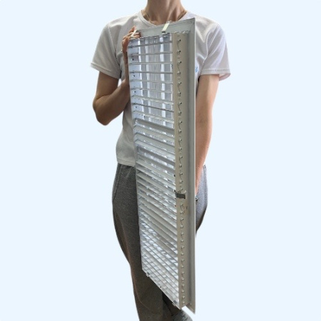 2WA 700*200 Shuft алюминиевая настенная двухрядная решетка с регулируемыми жалюзи