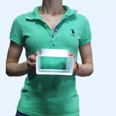 511ТФ10П ERA Тройник ТФП D100 с выходом 55х110 пластик