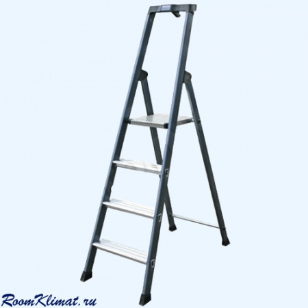 KRAUSE SePro 8 ступеней (124227) Анодированная алюминиевая стремянка