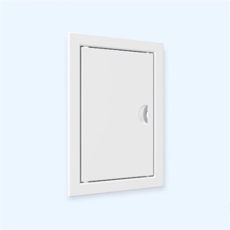 Л1015Р Люк ревизионный ЛР фланец 98х148 ручка 122х172 пластик EVECS