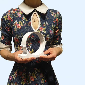 10ДСКП ERA Держатель ДСКП D100 соединитель пластик